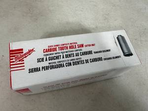 New Milwaukee Carbide Tooth Hole Saw 1