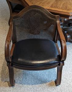 Vintage Henredon Octagon Table and Chairs