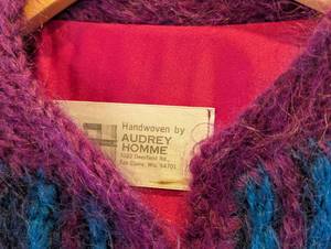 Colorful Woven Jacket by Audrey Homme