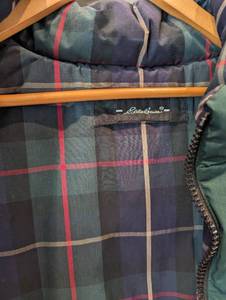 Mens Eddie Bauer Down Filled Vest