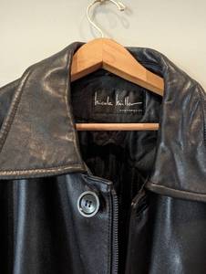 Mens Nicole Miller Leather Jacket