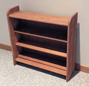 Small Wood DVDVHS Holder