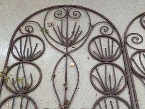 Pair of Iron Trellises