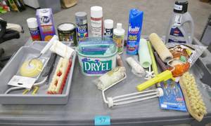 lot 57 image: Painting cleaning lot