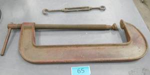 lot 65 image: large C Clamp, square