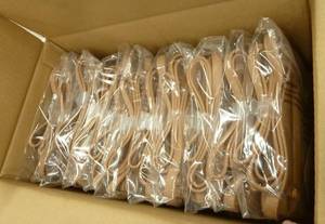 lot 83 image: Box of 12 new tan wallets