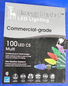 lot 137 image: TWO boxes of commercial grade Christmas lights