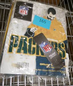 lot 165 image: Two Green Bay Packers Rain Ponchos