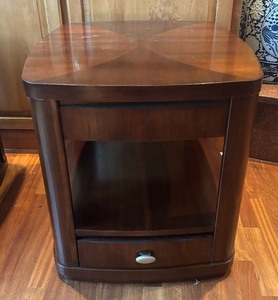 Pair of Schnadig Wood End Tables