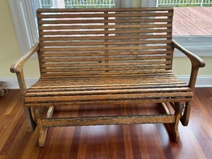 Wooden Glider Bench