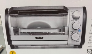 New Bella 4 Slice Toaster Oven