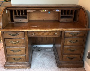Vintage Roll Top Desk