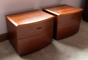 Pair of Modern Stylish Nightstands  Side Tables