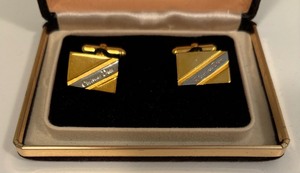 Christian Dior Cuff Links and Key Chain