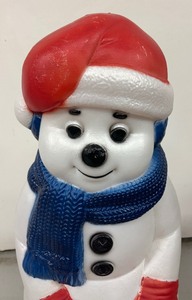 Adorable Blow Mold Snowman Decor