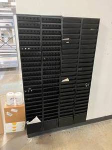 Old School 23-Slots x 3 Rows Time Card File Records Document Holders Wall Mount Racks
