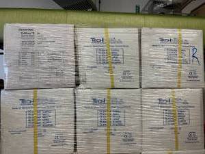 MSRP $2400  6 Cases NEW TechNiGlove� STN203P TechNitrile Sterile White Nitrile Cleanroom&nbspFinger Textured&nbspExamination Gloves, Pair Packed, Powder-Free, 12-Inch Extended Cuff - Size Large - 200 Pairs  400 Gloves Per Case&nbsp