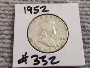 lot 18 image: 1952 Franklin Half Dollar