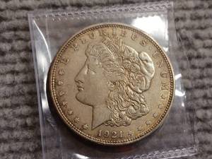 lot 30 image: 1921 D Morgan Dollar