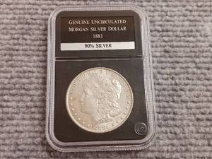 lot 35 image: 1881 O Morgan Dollar Uncirculated