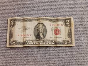 lot 47 image: 1953 2 Dollar Bill