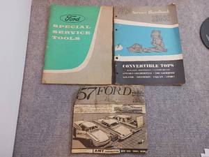 lot 82 image: 1962 & 1963 Ford Service books & AMT Fairlane 500