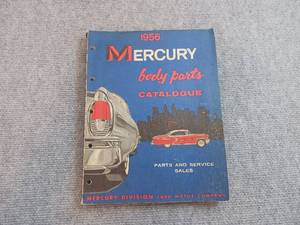 lot 81 image: 1956 Mercury Body Parts Catalog