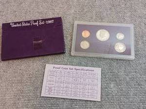 lot 131 image: 1987 Proof Set