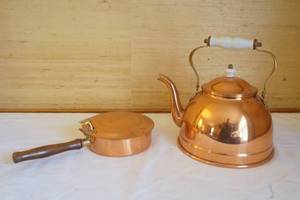 Copper tea pot