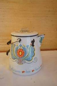 enamel coffee pot