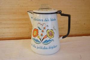 enamel coffee pot