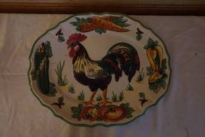 Italian hand painted platter