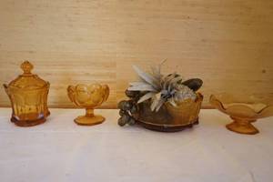 amber dishes