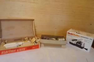 food chopper, electric knife, knife sharpener