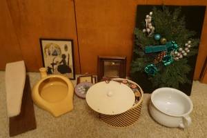 vintage ceramic bed pan