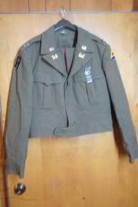 Vintage military uniform