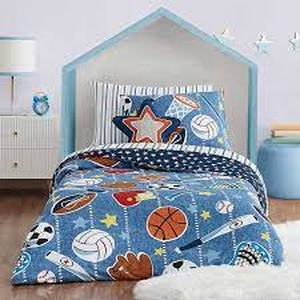 lot 5 image: Mason & Mollie Sports 6-piece Bedding Set TwinTwin XL
