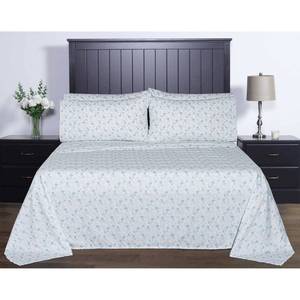 lot 55 image: South Point Home Fashions Microfiber 6-Piece Sheet Set - KingWesley Floral