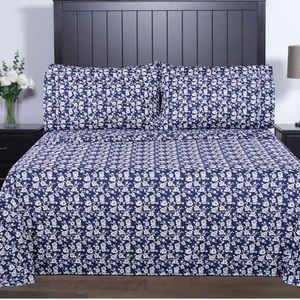 lot 49 image: South Point Home Fashions Microfiber 6-Piece Sheet Set - QueenJasmine Floral