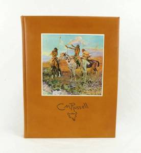1957 The Charles M Russell Book by Harold McCracken Leather Bound