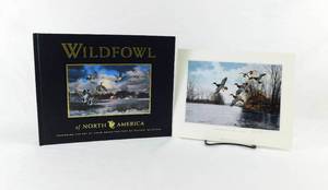 1999 Wildfowl of North America Book Featuring the Art of David Maass Text by Michael McIntosh AND SIGNED River Mallards Print by David A. Maass featured in Book