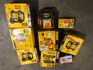 Lot of Assorted Dewalt Portable Power Stations Various Sizes and Conditions   Customer Returns See Pictures