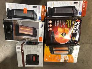 Lot of Assorted Heaters Various Models and Conditions  Customer Returns See Pictures