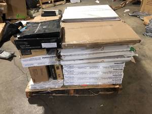 Pallet of Mixed Assorted Flooring Various Models and Conditions  Customer Returns See Pictures