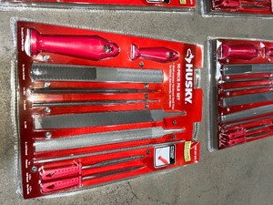 Lot of Husky Multi-Purpose File Set (10-Piece)