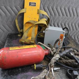lot 39 image: VINTAGE FIRE EXTINGUISHER PLUS MORE