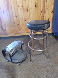 lot 16 image: Shop Stool and Stool