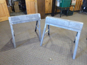 lot 17 image: Pair of Saw Horses