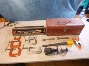 lot 40 image: Toolbox with Tools