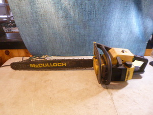 lot 52 image: McCulloch Sprocket Tip 20 Chain Saw